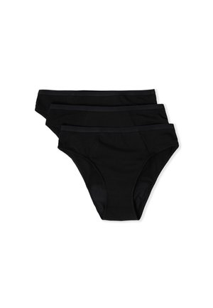 Etam JAYA 3 PACK  - Braguitas menstruales - black