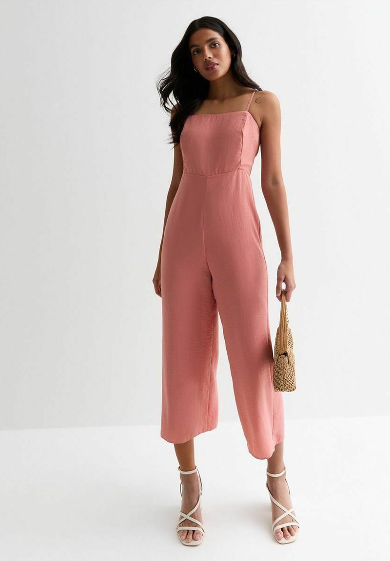 New Look Jumpsuit donkerroze