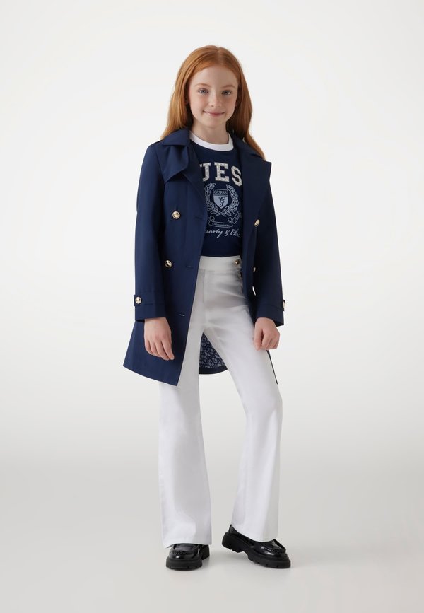 JUNIOR - Trenchcoat - blau