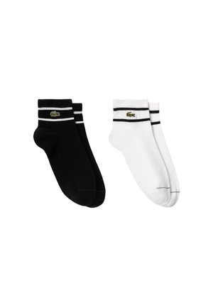 Lacoste 2 PACK - Chaussettes - noir blanc