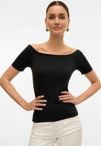 Vero Moda Triko s potiskem - black