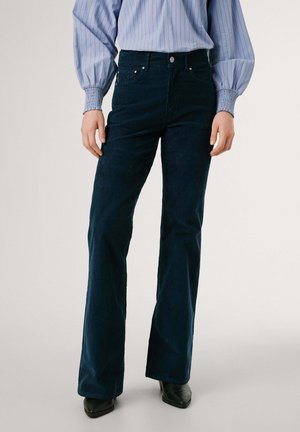 HIGH WAIST WILLA   - Pantalones - dulwich blue