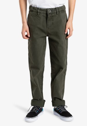 Chinos - dark olive