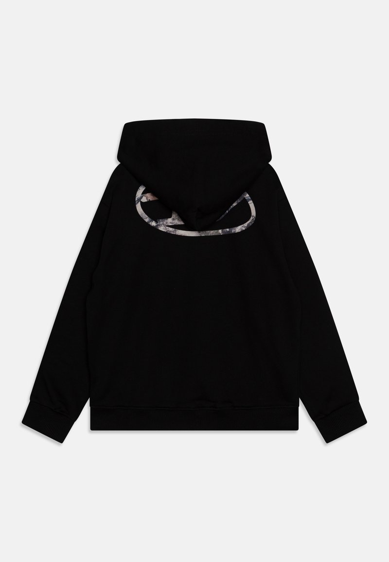 Diesel SWELTHOODZIP OVER UNISEX Felpa con zip nero