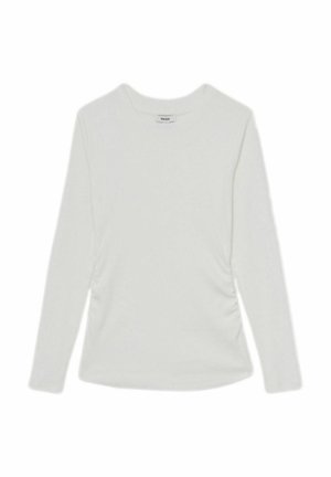 Reiss TESSA RUCHED - Langærmet T-shirt - white