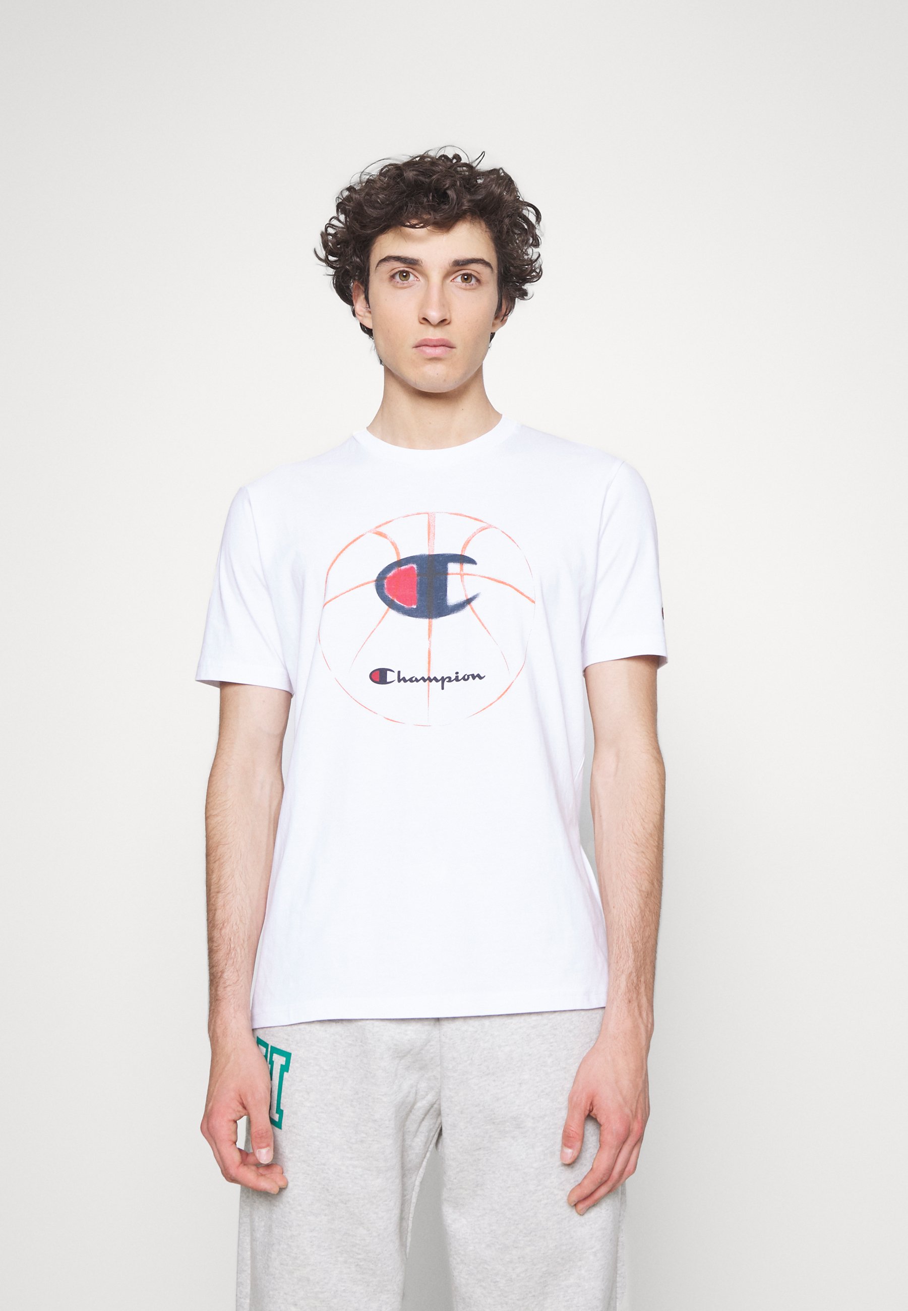 Champion Rochester Crewneck Print Tshirt, Men's, Size: Medium, White