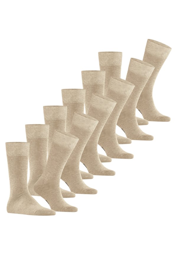 HAPPY BOX MIX 6-PACK EVERYDAY CASUAL - Socks - sand mel4