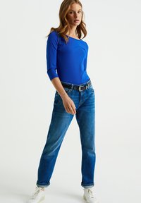 WE Fashion THREE-QUARTER SLEEVE - Ilgarankovis viršutinės dalies drabužis - blue