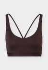 ALL ME ESSENTIALS MEDIUM SUPPORT BRA - Αθλητικό σουτιέν μεσαίας στήριξης - aurora coffee