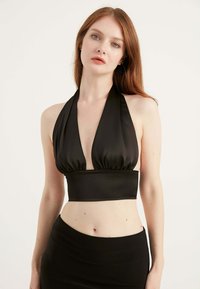 Herita CHEST DETAIL GATHERED  - Blouse - black
