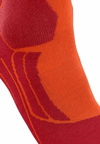 FALKE SK2 WOOL SKIING MEDIUM CUSHIONING - Calcetines hasta la rodilla - flash orange