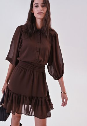 Abito a camicia - brown