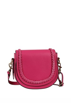 DrachenLeder, Cross body bag - fuchsia pink
