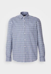 KENT COLLAR LONG SLEEVES ONE RECTANGULAR CHEST POCKET ROUND HEM - Pluus - storm