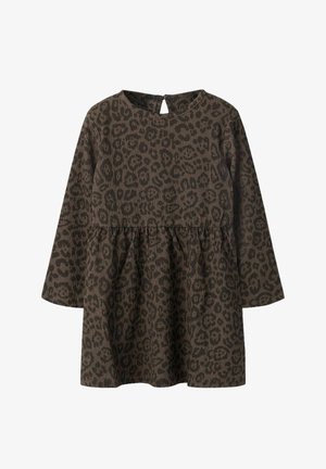 Name it, DRESS REGULAR FIT - Jerseyjurk - chocolate brown