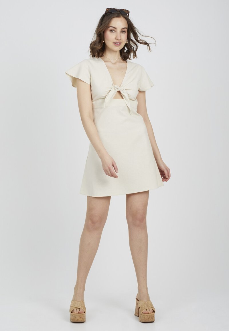 Brave Soul Jurk beige Brave Soul Jurk beige