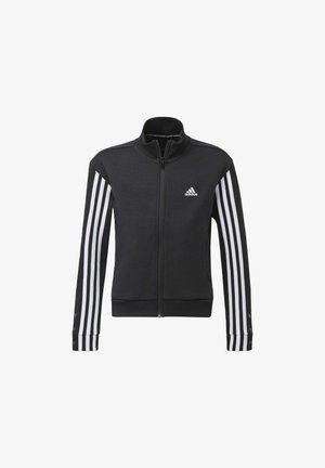 SNAP BOMBER JACKET - Zip-up sweatshirt - black