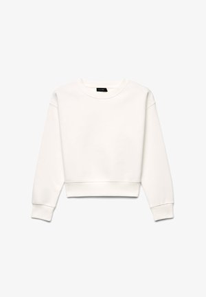 Calliope, FELPA TINTA UNITA - Sweatshirt - bianco lana