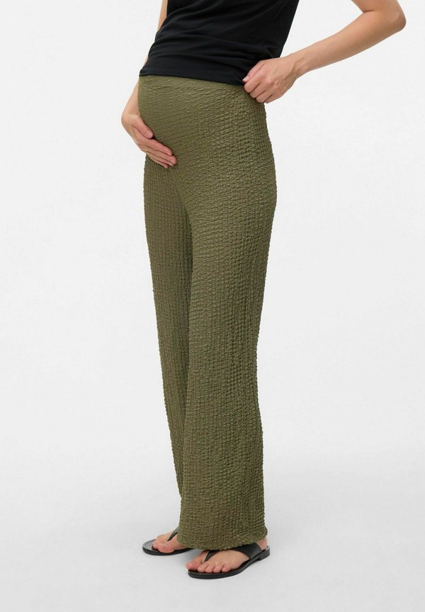 AUSGESTELLT HOHE TAILLE  - Stoffhose - khaki
