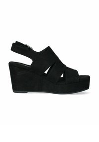 Refresh Sandali con plateau - nero