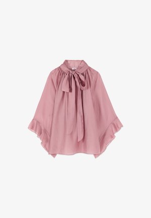 Oltre, BLUSA CON FIOCCO - Bluse - rosa