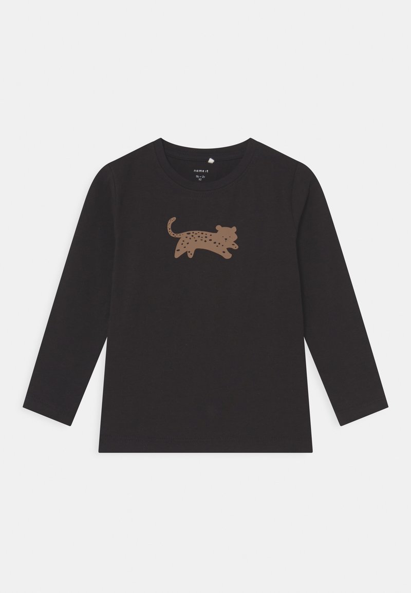Kinder T-Shirts | Name it NMNMINI 3 PACK Langarmshirt oatmeal/braun - QT15275 Kinder T-Shirts | Name it NMNMINI 3 PACK Langarmshirt oatmeal/braun - QT15275