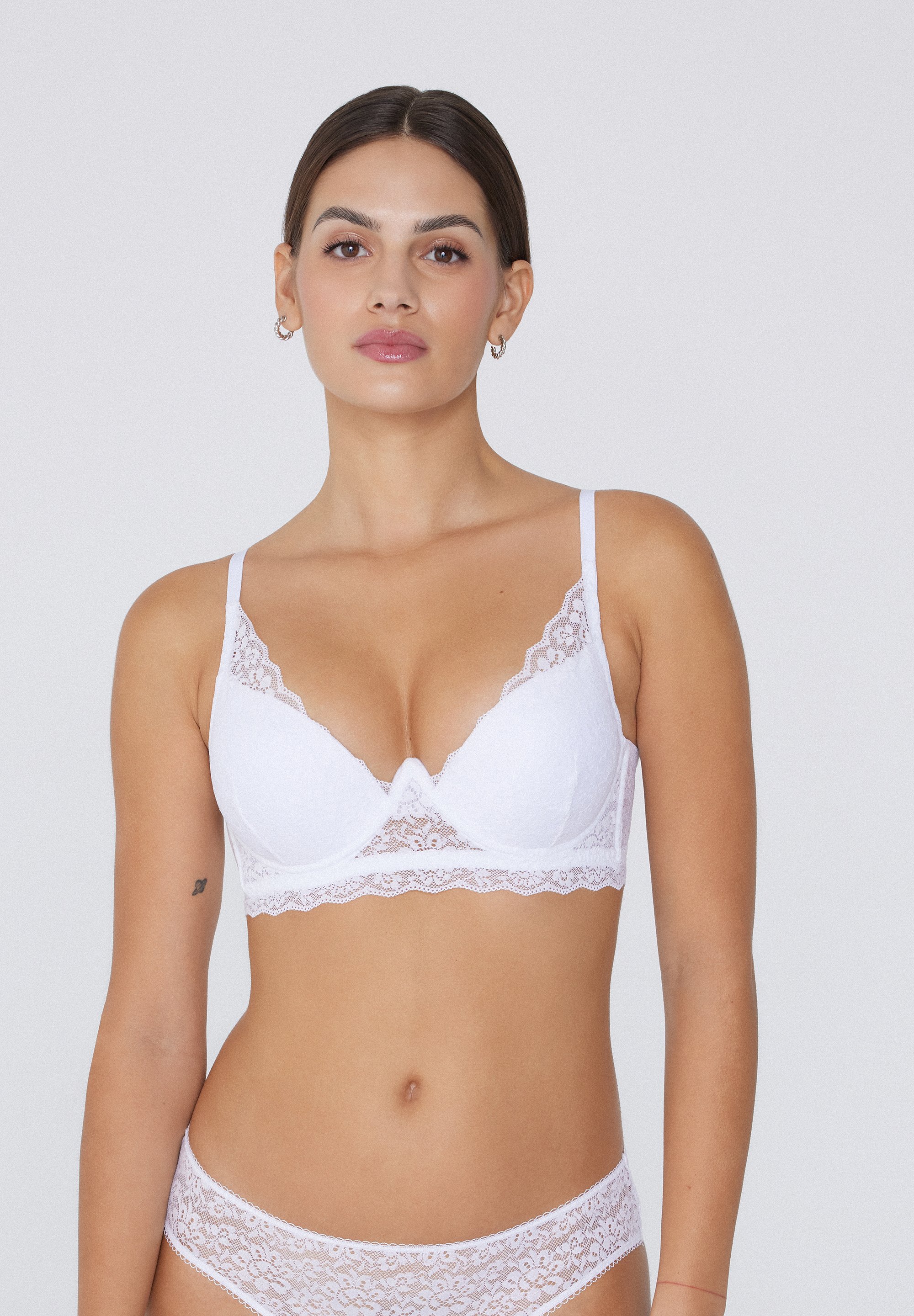 Marks & Spencer 3PK SEAMLESS NON WIRED BRALETTES - Topp - grey mix/gråmelerad Marks & Spencer 3PK SEAMLESS NON WIRED BRALETTES - Topp - grey mix/gråmelerad