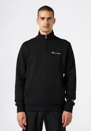 Champion, SPORTSWEAR HALF ZIP STANDARD FIT - Sweatshirt - black