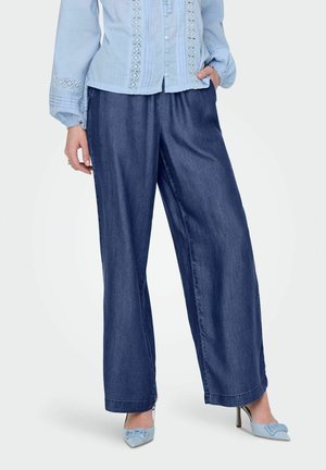 CHARIS GERADE GESCHNITTEN  - Broek - dark blue denim