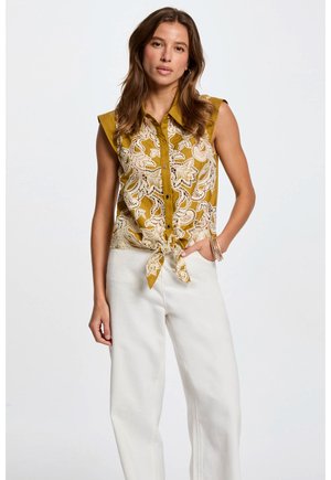 Morgan SLEEVELESS  - Button-down blouse - vert kaki