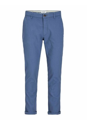 Chinos - mottled blue