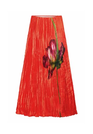 Desigual Klostuotas sijonas - orange