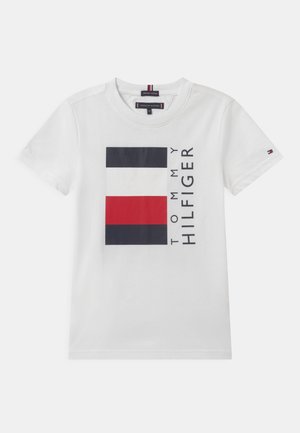 GLOBAL STRIPE - Camiseta estampada - white