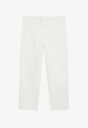 Massimo Dutti, DENIM CAPRIS - Jeans Slim Fit - white