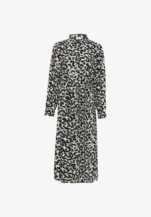 Kaffe, KAALICE - Skjortekjole - white black leopard