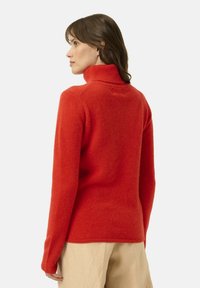 Just Cashmere COL ROULÉ FILS - Svetr - tomato