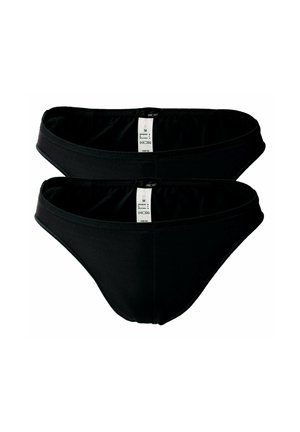 MICRO PLUMES 2ER PACK - ULTRALIGHT EINFARBIG - Slip - schwarz