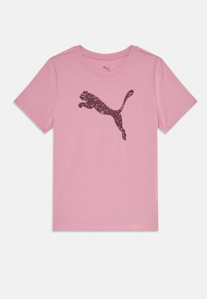 LOGO GRAPHIC TEE UNISEX - T-shirt imprimé - poised pink