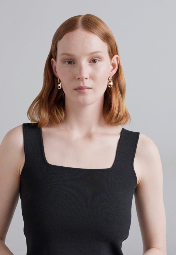 SMALL GEMINI LINK HOOP EARRINGS - Earrings2