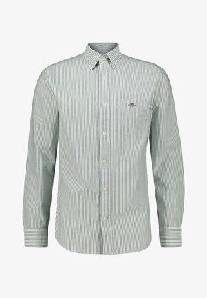 GANT REG OXFORD BANKER STRIPE  - Hemd - grün