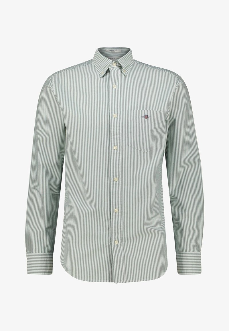 GANT REG OXFORD BANKER STRIPE  - Overhemd - grün