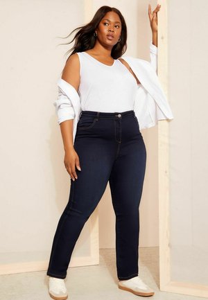 Curves Like These REGULAR FIT - Jeans Straight Leg - navy blue