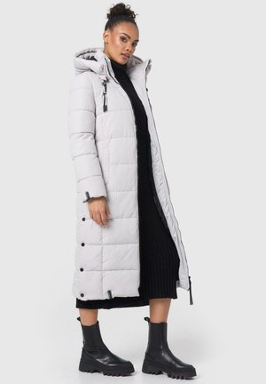 Marikoo Winter coat - light grey melange