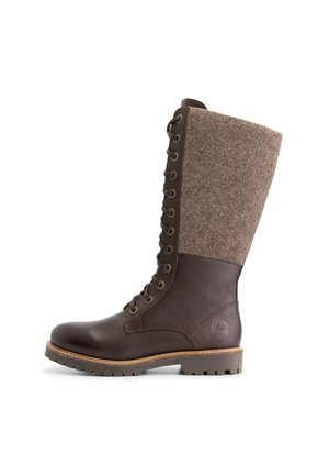Botas con cordones - dark brown