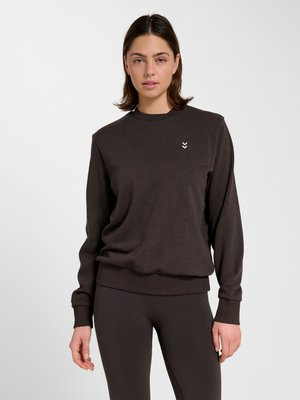 Hummel, HUMMEL HMLPULSE W SWEAT CREWNECK - Sweater - after dark
