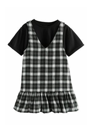 Next SET - Freizeitkleid - black/white check