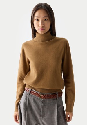 TIMELESS TURTLENECK - Pullover - almond