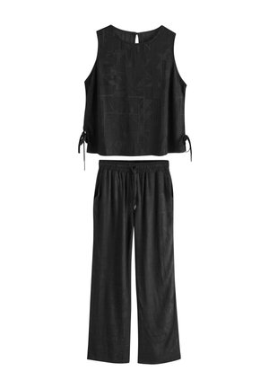 REGULAR FIT - Conjunto de pijama - black abstract