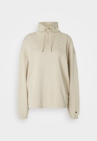 ICONS HALF ZIP SMALL C LOGO - Melegítőfelső - beige
