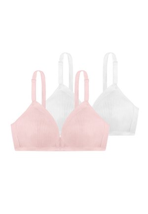 DORINA TIFFANY NON PADDED 2 PACK - Trīsstūrveida krūšturis - pink/white